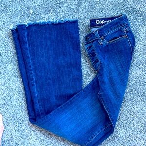GAP flare high rise jeans